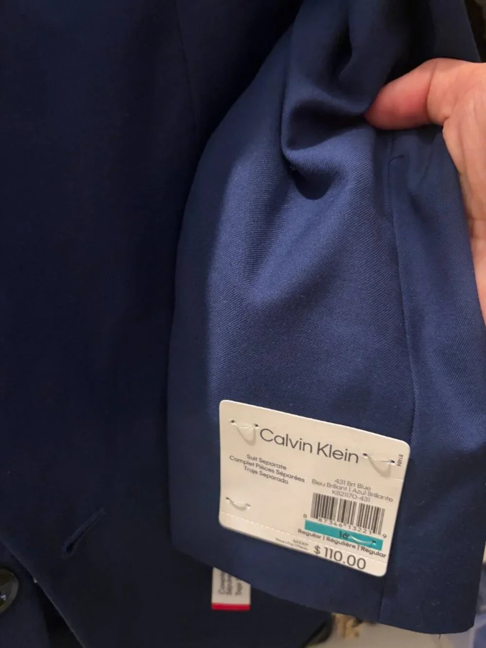 Calvin Klein Big Boys Slim-Fit Infinite Stretch Suit Jacket & Pants